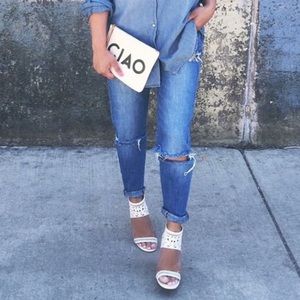 Mossimo ripped denim jeans - target